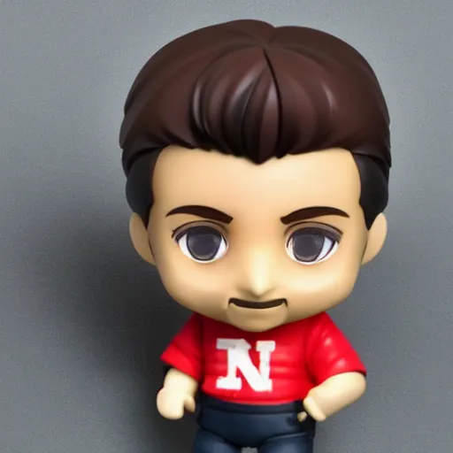 Image similar to robert de niro as nendoroid!, background bar, kodak film