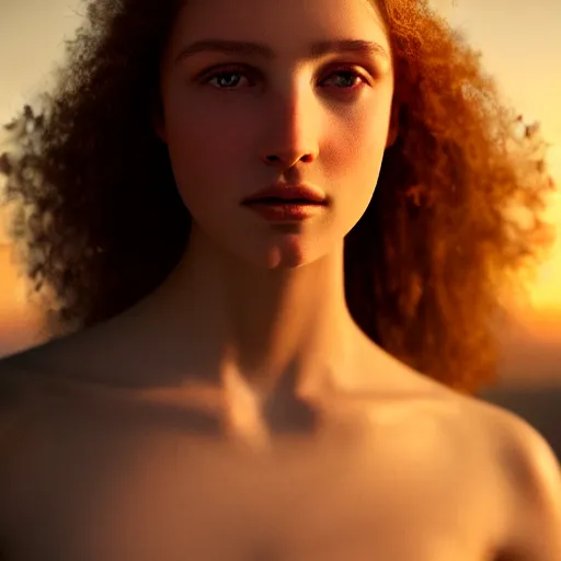 Prompt: photographic portrait of a stunningly beautiful greek renaissance female in soft dreamy light at sunset, contemporary fashion shoot, by edward robert hughes, annie leibovitz and steve mccurry, david lazar, jimmy nelsson, breathtaking, 8 k resolution, extremely detailed, beautiful, establishing shot, artistic, hyperrealistic, beautiful face, octane render