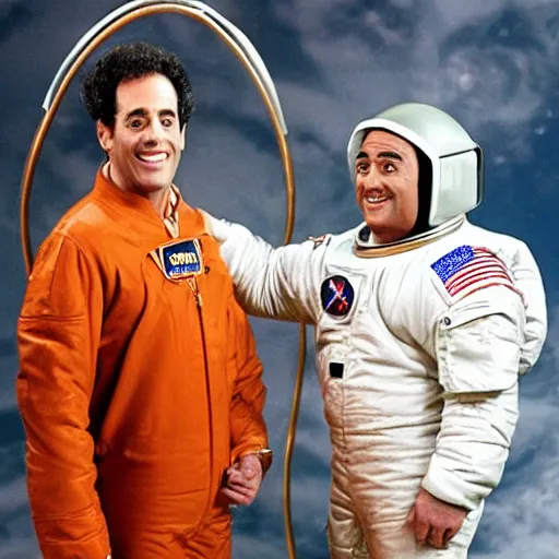 Image similar to episode of Seinfeld where Jerry wears astronaut suit