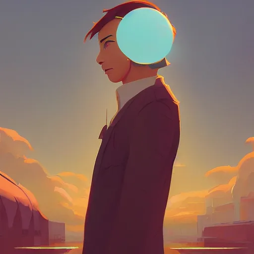 Image similar to face icon stylized minimalist casablanca, loftis, cory behance hd by jesper ejsing, by rhads, makoto shinkai and lois van baarle, ilya kuvshinov, rossdraws global illumination