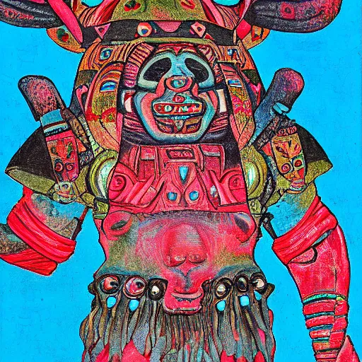 Image similar to portrait of xolotl