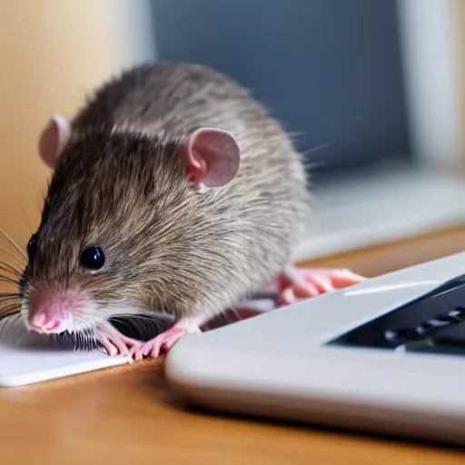 Image similar to rat on computer keyboard