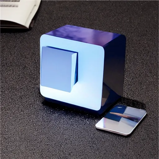 Image similar to Futuristic cube phone