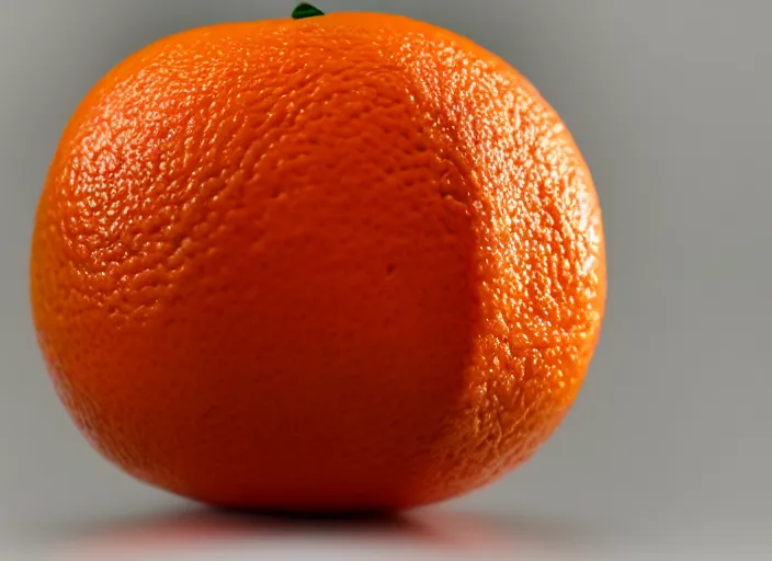 Image similar to photo still of an orange with face on it, 8 k, studio lighting bright ambient lighting key light, 8 5 mm f 1. 8