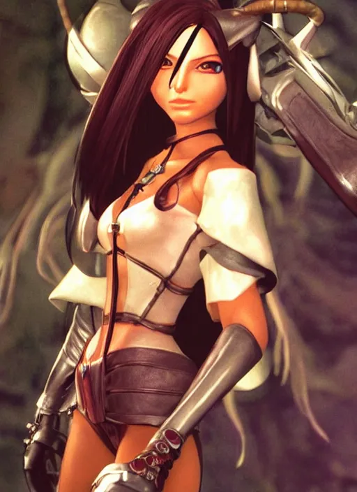 Image similar to a full portrait photo of real - life garnet iconic character official artwork in a final fantasy ix, f / 2 2, 3 5 mm, 2 7 0 0 k, lighting, perfect faces, award winning photography.