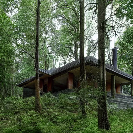 Image similar to house in forest