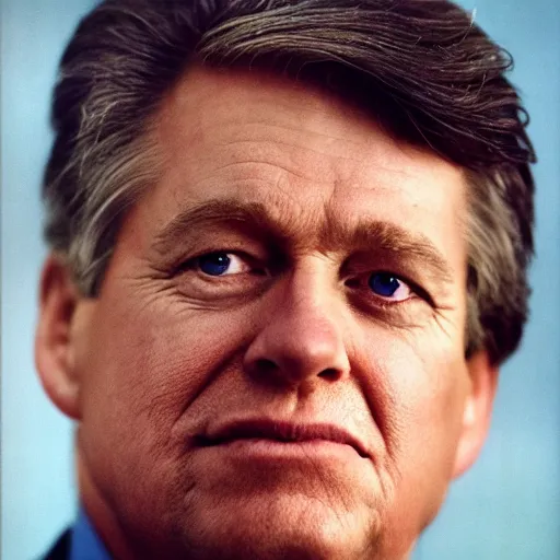 Image similar to the face of a typical politically conservative man, photo by annie leibovitz