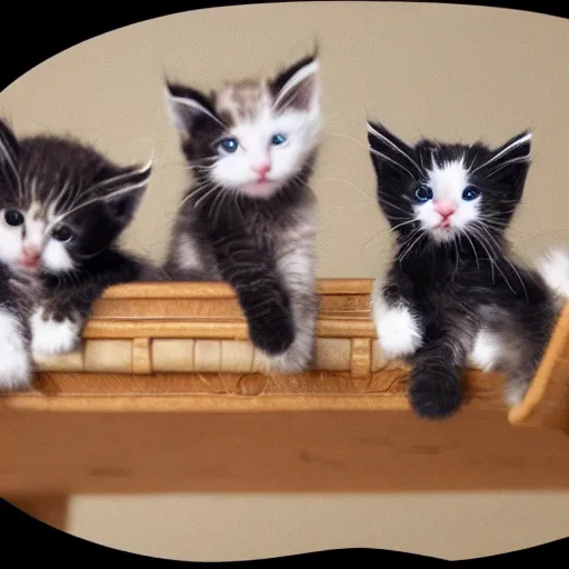 Prompt: an amazing award winning photo of kittens playing in a band on stage, very detailed and sharp, 4k hdr, masterpiece