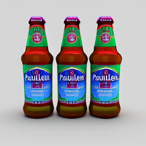 Prompt: paulaner spezi, 3 d render