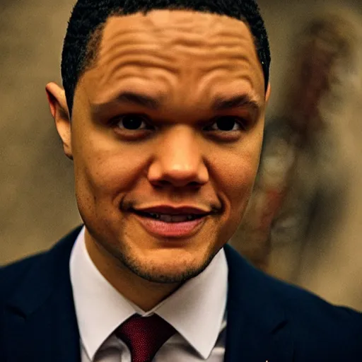 Image similar to trevor noah as the pope