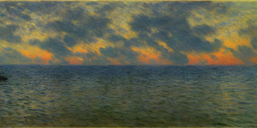 Prompt: Concept Art of cinematography of Terrence Malick film by Claude Monet