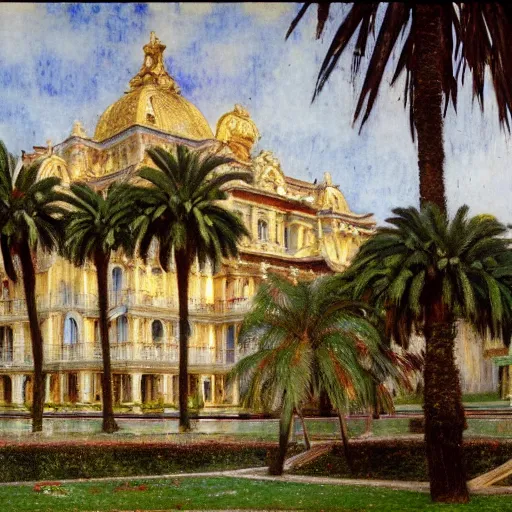 Image similar to a ultradetailed beautiful photo of the amazonas palace designed by jules bastien - lepage, hans belmer, frank weston and gustave baumann, trending on artstation, mediterranean, palm trees, light sparkles, sharp focus, soft light, 8 k 4 k