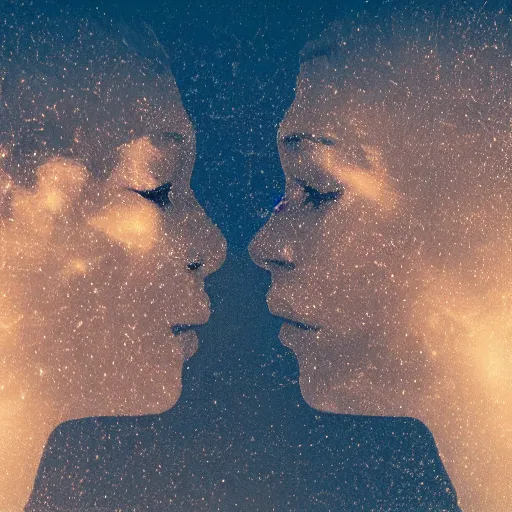 Image similar to double exposure of love, love is the most relevant theme, love is infinity, love os begin of all, 8 k resolution, artistic mode, artistic, outdoors