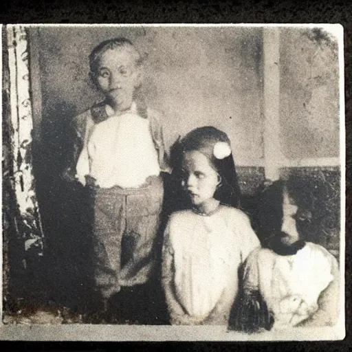 Prompt: old photo creepy