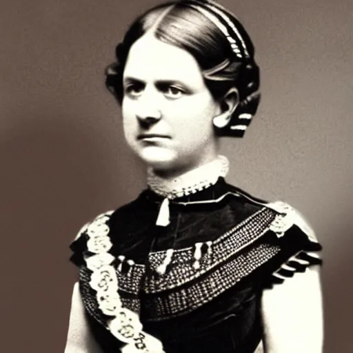 Image similar to photo of a 3 1 year old german queen, circa 1 8 6 5