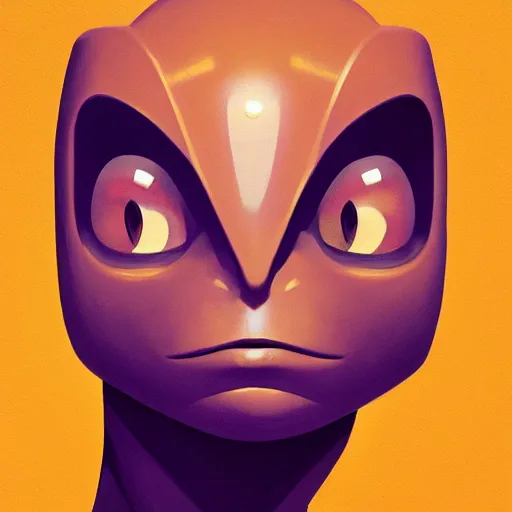 Image similar to face icon stylized minimalist alien 1 9 7 9, loftis, cory behance hd by jesper ejsing, by rhads, makoto shinkai and lois van baarle, ilya kuvshinov, rossdraws global illumination