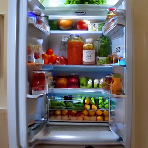 Prompt: fridge inside a fridge