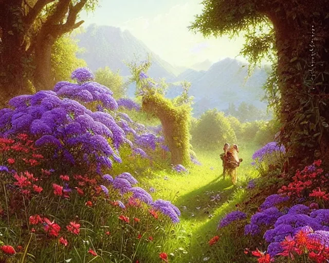 Image similar to wildflowers, by sylvain sarrailh, ferdinand knab