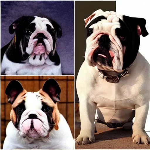 Image similar to a bulldog that looks exactly like quentin tarantino