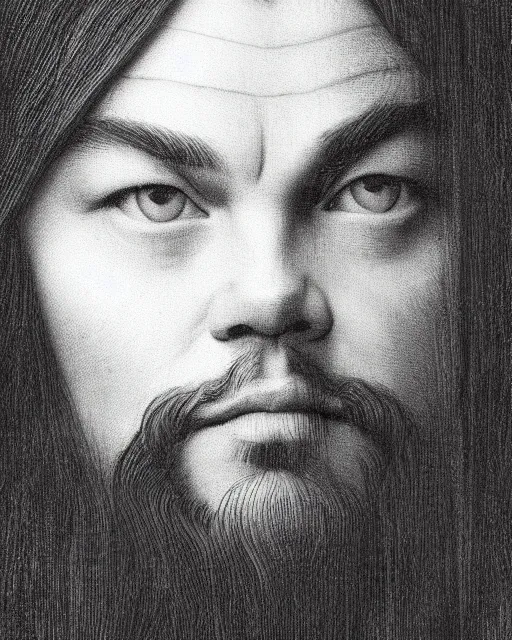 Image similar to leonardo dicaprio as leonardo da vinci