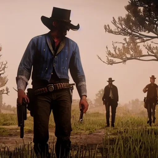 Image similar to red dead redemption 2 zombie mode