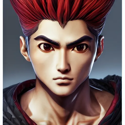 Image similar to an immortal xianxia cultivator as an absurdly handsome, elegant, young anime man, ultrafine hyperrealistic detailed face illustration by kim jung gi, irakli nadar, intricate linework, sharp focus, bright colors, matte, final fantasy, unreal engine highly rendered, global illumination, radiant light, intricate environment