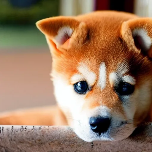 Image similar to Shiba inu puppy takes a bath