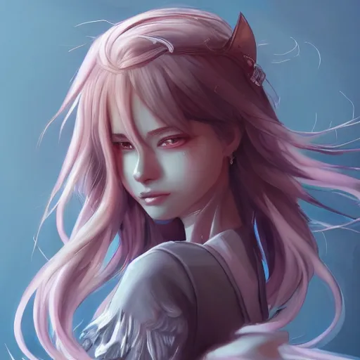 Prompt: detailed beautiful character art on amino by sakimichan patreon, high quality art on artstation