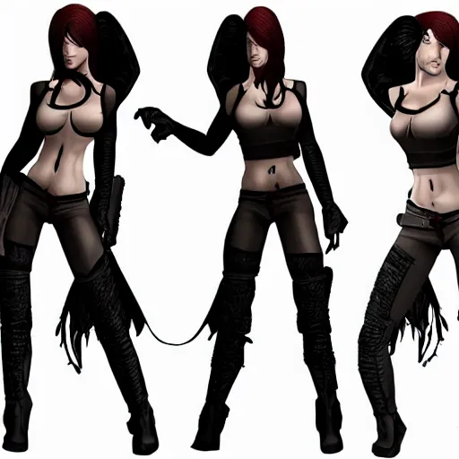 Image similar to rayne from bloodrayne game art