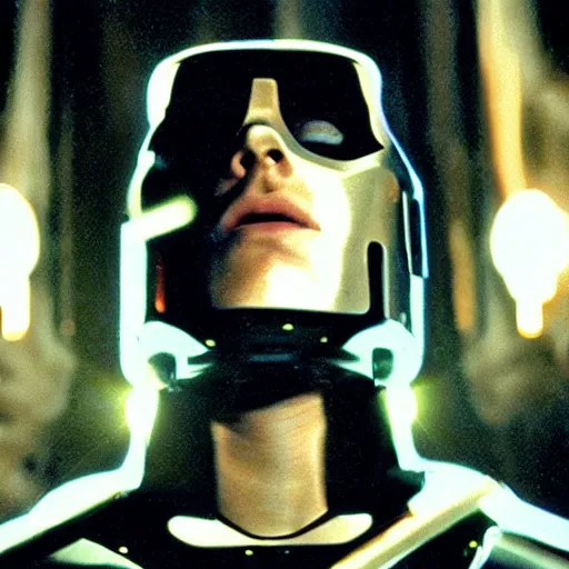 Image similar to movie still of cyborg god sun, cinematic composition, cinematic light, criterion collection, by edgar wright