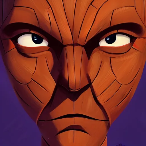 Prompt: face icon stylized minimalist groot, loftis, cory behance hd by jesper ejsing, by rhads, makoto shinkai and lois van baarle, ilya kuvshinov, rossdraws global illumination h 7 0 4