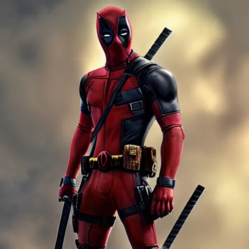 Prompt: a well designed image of Deadpool, 3D , detailed , realistic, Artstation, Greg Rutkowski, 8K resolution.