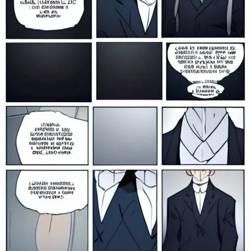 Image similar to rak wraithraiser from tower of god in a tuxedo