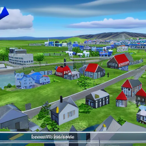 Image similar to iceland reykjavik in sims 4 2 0 0 0 game screenshot