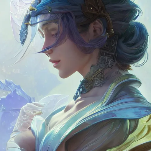 Image similar to perfectly - centered - portrait of league of legends, intricate, highly detailed, digital painting, artstation, concept art, smooth, sharp focus, illustration, unreal engine 5, 8 k, art by artgerm and greg rutkowski and alphonse mucha