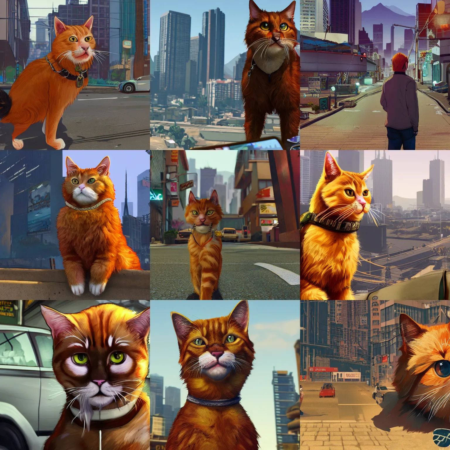 cat game character animation frames, Stable Diffusion