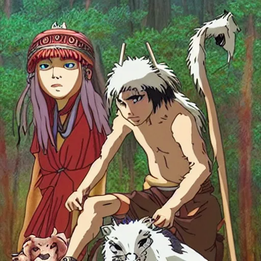 Image similar to princess mononoke