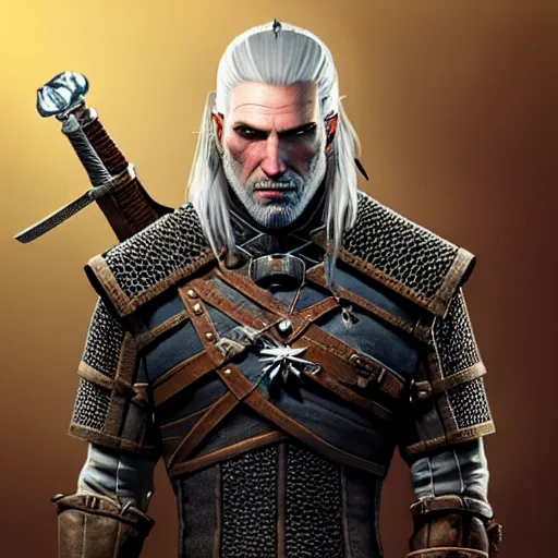 geralt the witcher 3 drinking coca cola, d & d, | Stable Diffusion