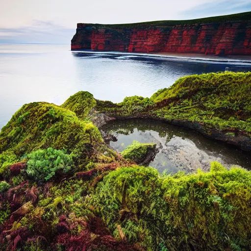 Image similar to beautiful photograph of a lush natural scene on an alien planet featured in sony world photography awards 2 0 3 0. extremely detailed. beautiful landscape. weird vegetation. cliffs and water.