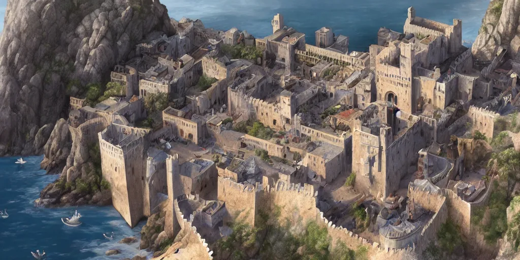 Image similar to kings landing, game of thrones, super highly detailed, professional digital painting, concept art, smooth, sharp focus, no blur, no dof, extreme illustration, unreal engine 5, photorealism, hd quality, 8 k resolution, cinema 4 d, 3 d, beautiful, cinematic, art by artgerm and greg rutkowski and alphonse mucha and loish and wlop