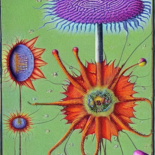 ArtStation - Codex Seraphinianus Alien Imaginary Plant