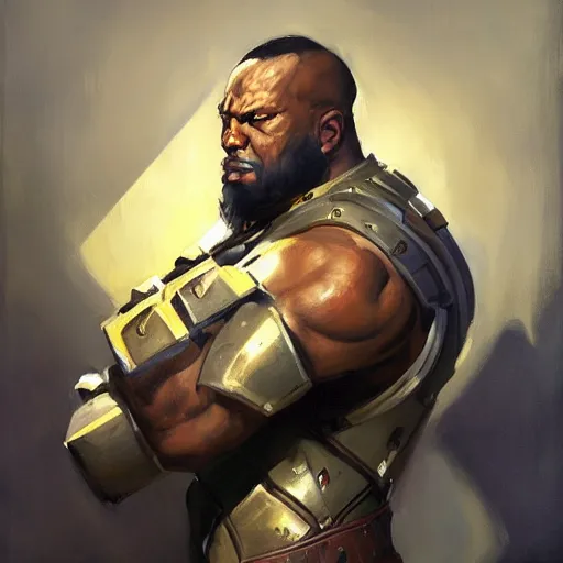 Prompt: greg manchess portrait painting of fully armored and armed the foundation aka dwayne the rock as overwatch character, medium shot, asymmetrical, profile picture, organic painting, sunny day, matte painting, bold shapes, hard edges, street art, trending on artstation, by huang guangjian, gil elvgren, ruan jia, greg rutkowski, gaston bussiere