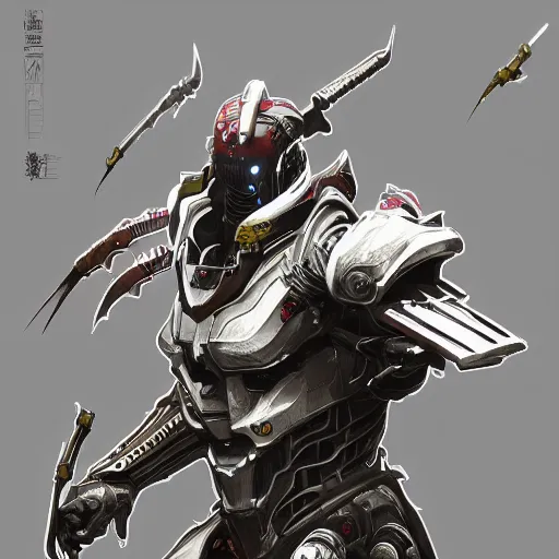 Image similar to ultra realistic illustration of cyborg samurai, intricate, warframe, highly detailed, digital painting, artstation, concept art, smooth, sharp focus, illustration, cinematic 8 k hd movie shot, art by akihiko yoshida and tim mcburnie and anato finnstark