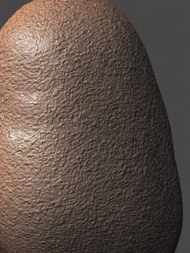 Image similar to a 3d primitive tube shape, texture-mapped with human skin, straight smooth vertical , highly realistic, Surface Painter, hyper-real, 4k, Octane render