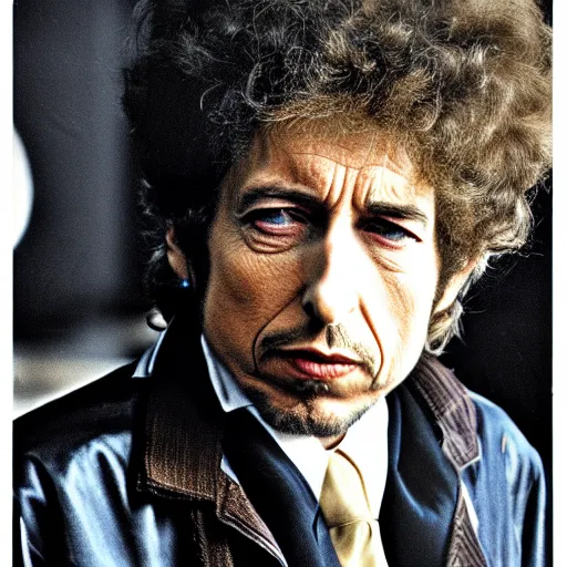 Image similar to a 1 9 7 0 s photograph portrait of bob dylan while wearing a brown suit, 1 9 7 0 s, 7 0 s, realistic, hyperrealistic, 8 k resolution, hd quality, very detailed, highly detailed, intricate details, real life, real world, trending on artstation, 7 0 s photo