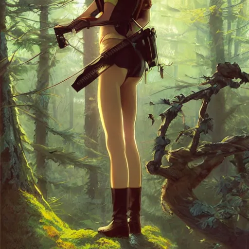 Prompt: squirrel holding a katana in the forest, fine - face, realistic shaded perfect face, fine details. anime. realistic shaded lighting poster by ilya kuvshinov katsuhiro otomo ghost - in - the - shell, magali villeneuve, artgerm, jeremy lipkin and michael garmash and rob rey