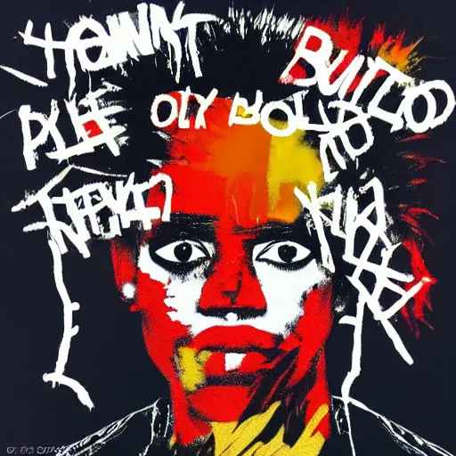 Prompt: punk in the style of basquiat