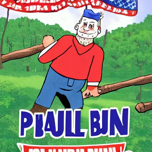 Prompt: Paul Bunyan runs for president