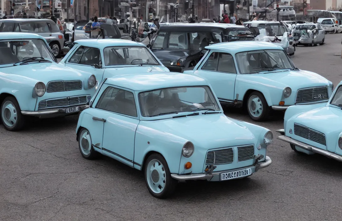 Prompt: Trabant if they brought it back in 2022