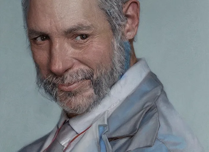 Prompt: a highly detailed gummy portrait of a dentist, james gurney, james jean